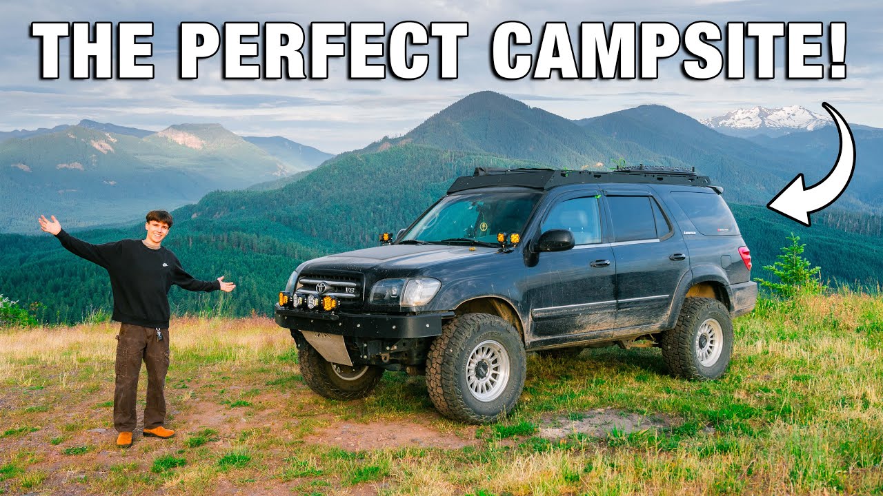 SOLO Truck Camping in My Toyota Sequoia | 3 Days Exploring the Beauty of the PNW