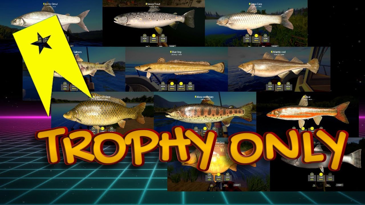 RUSSIAN FISHING 4 - TROPHY ONLY COMPILATION