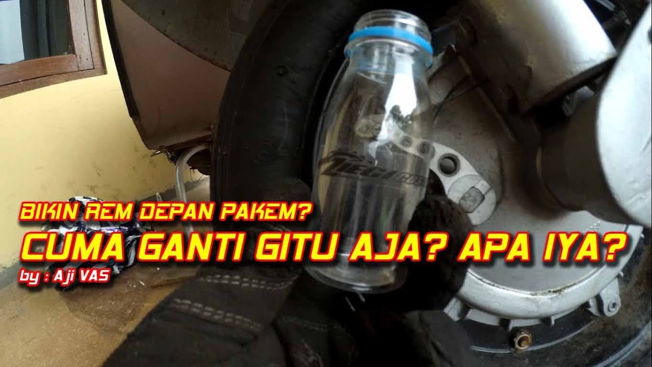 Upgrade Mekanisme Pengereman Vespa