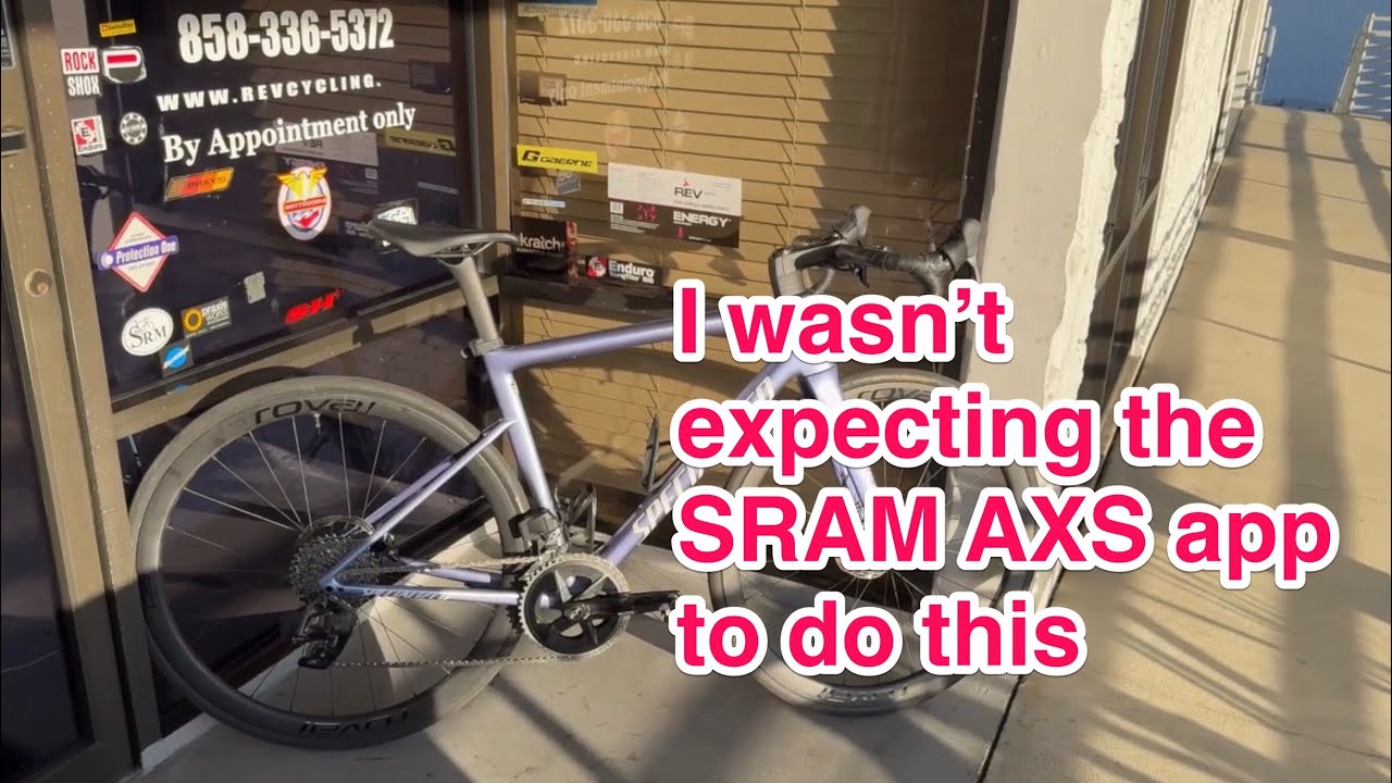 Профиль велосипеда. Информация о Specialized Tarmac SL8 из приложения SRAM AXS неверна.