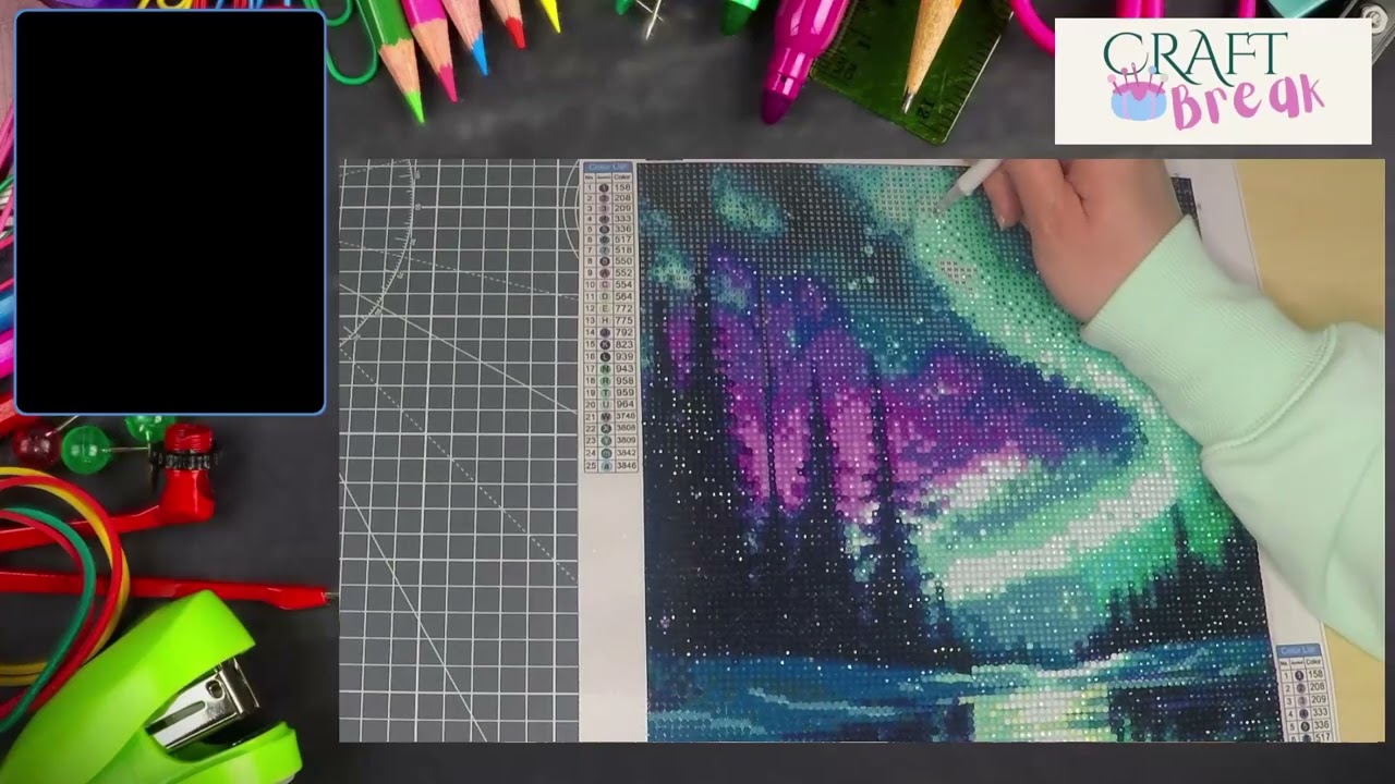 Crystal Painting - Northern Lights - Part 14 of 15