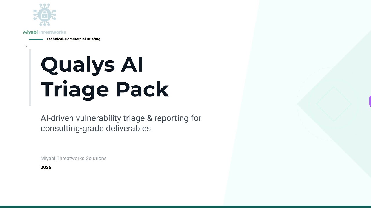 Stop Manual Qualys Triage &mdash; Meet the Qualys AI Triage Pack (Full Automation)