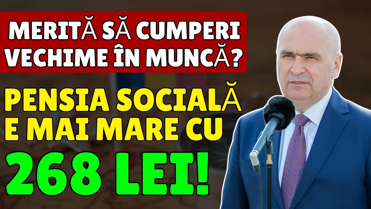 &bdquo;Merită să cumperi vechime &icirc;n muncă? Pensia socială e mai mare cu 268 lei!&rdquo;