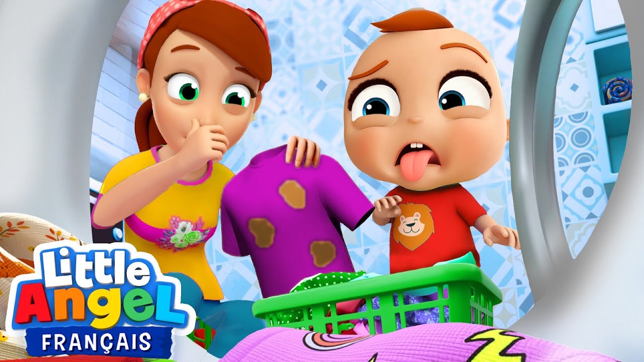 Oh, non! Ça pue! | Les tâches ménagères | Le monde de Bébé Louis | Little Angel Français - Comptines