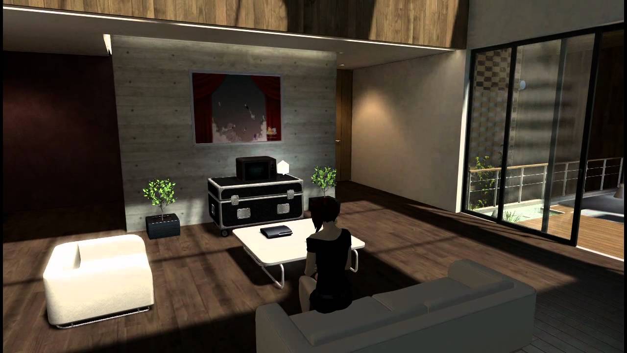 PS Home パーソナルスペース「キュービックレジデンス」ってこんな部屋