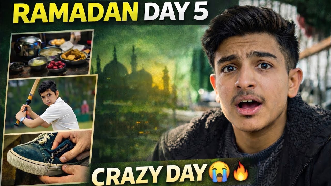 Ramadan Day 5 | Balancing fast, friends, cricket & studies 💪📚🏏