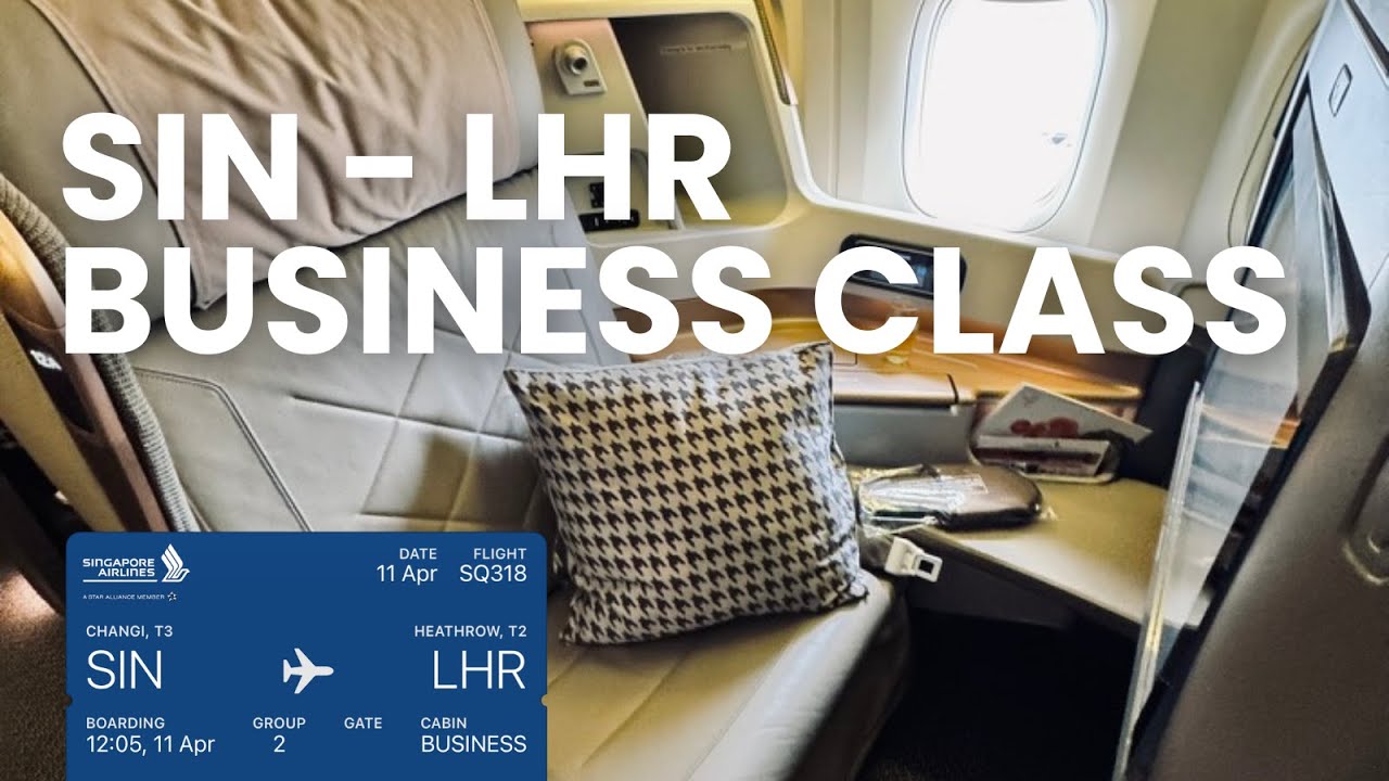 INCREDIBLE 14 hours in Singapore Airlines Business Class (B777-300ER) | Singapore - London Heathrow
