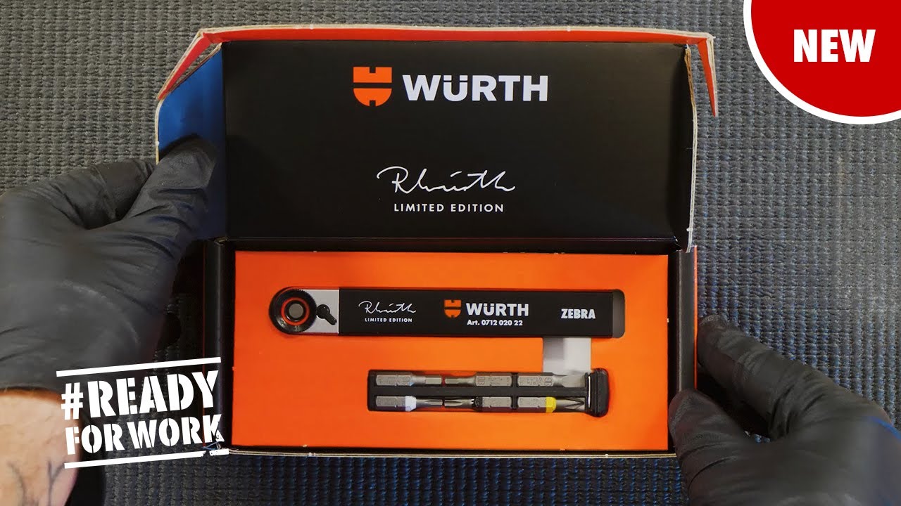 Reinhold Wurth - Limited Edition 1/4 Inch Bit Ratchet Unboxing