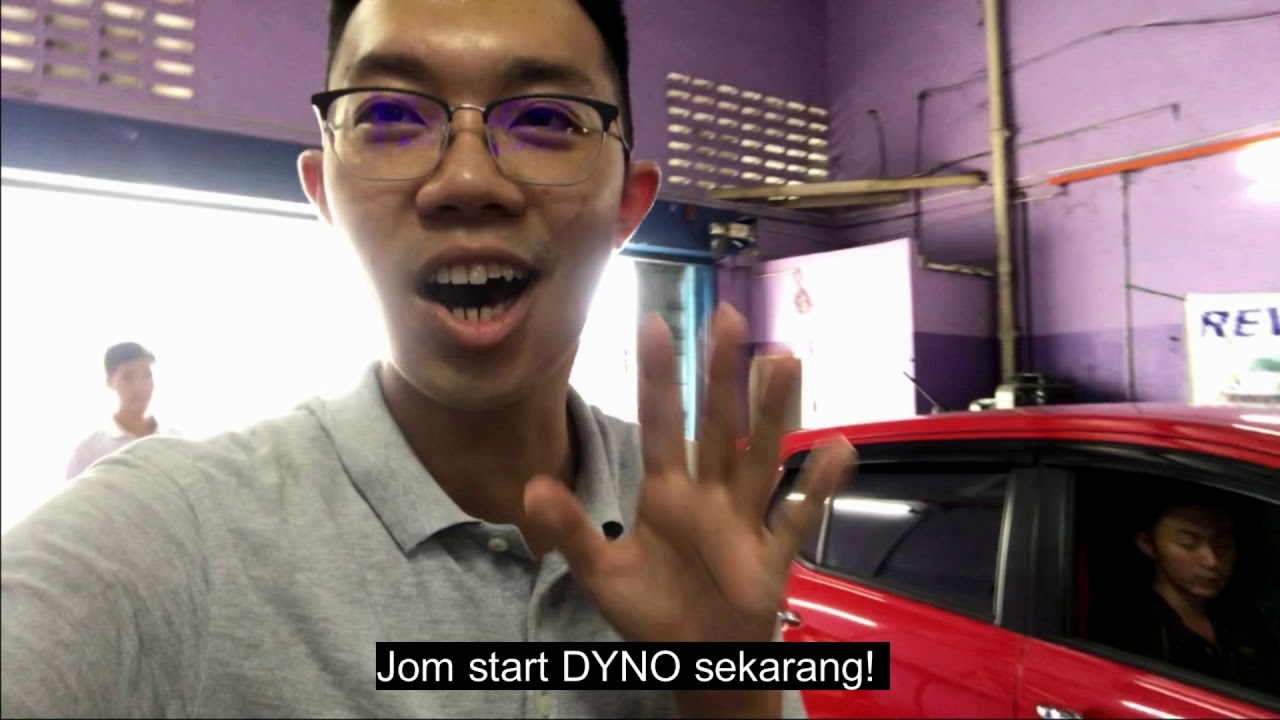 DYNO PERODUA AXIA LEPAS MAX RACING UPGRADE - MALAY SUB