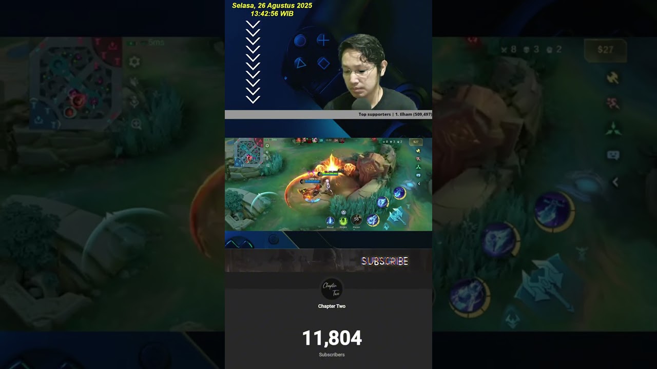 Killua Moment #chaptertwo #chaptertwoid #mobilelegends #trending #livestream #games #gameplay