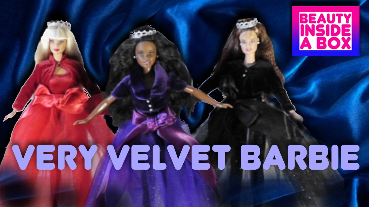 Very Velvet Barbie   Vintage Doll Review   Beauty Inside A Box