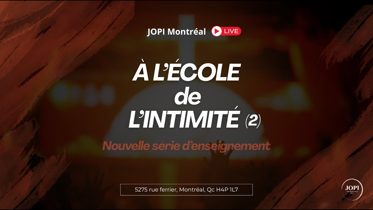 CULTE D'ENSEIGNEMENT || À L'ÉCOLE DE L'INTIMITÉ 2 || 14 FÉVRIER 2026