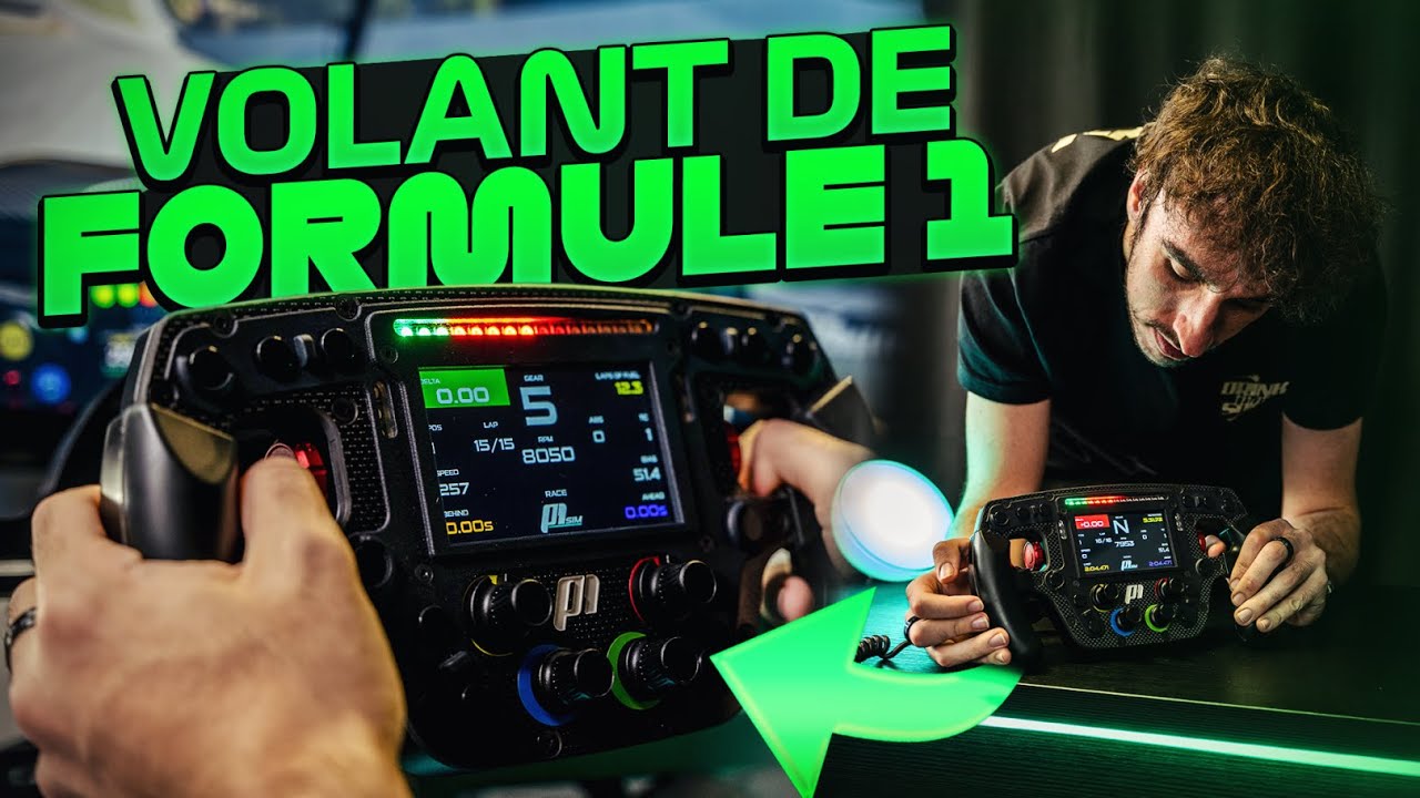 J'AI TESTÉ UNE REPLIQUE DE VOLANT DE F1 !