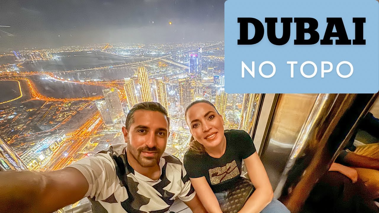 A cidade do Futuro. Vista do topo do Burj Khalifa e conhecendo o famoso Dubai Mall.