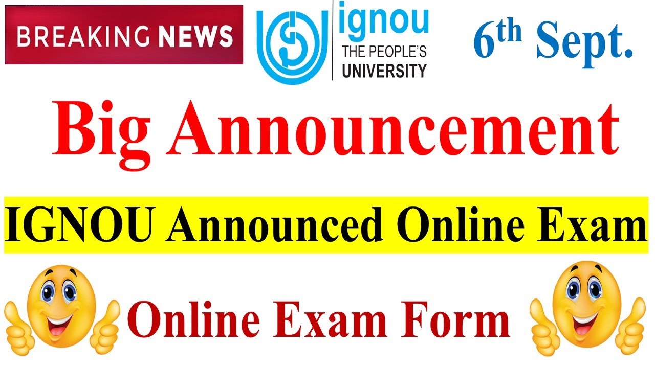 [ Big Announcement ] IGNOU Announced Online Exam For June 2021 Exam || Online Program Exam Form