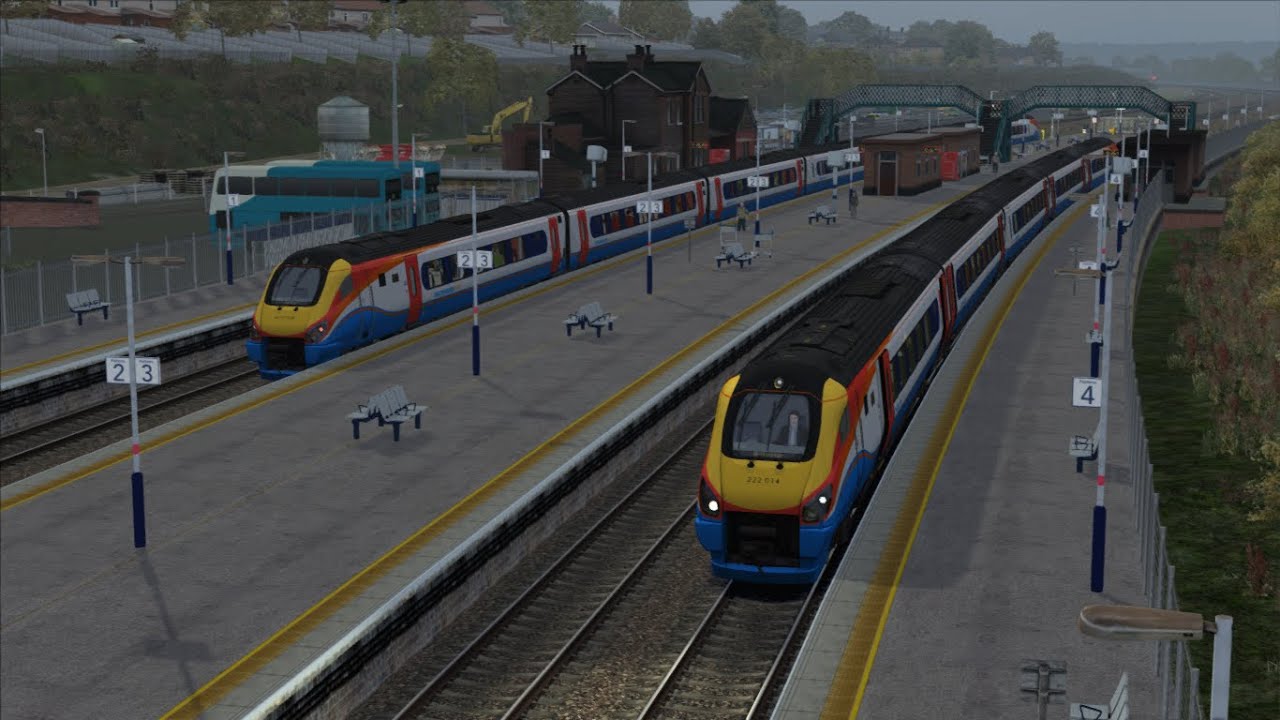 Train Simulator | JT Class 222 (AP SP) | 1D19 09:30 St Pancras International - Nottingham