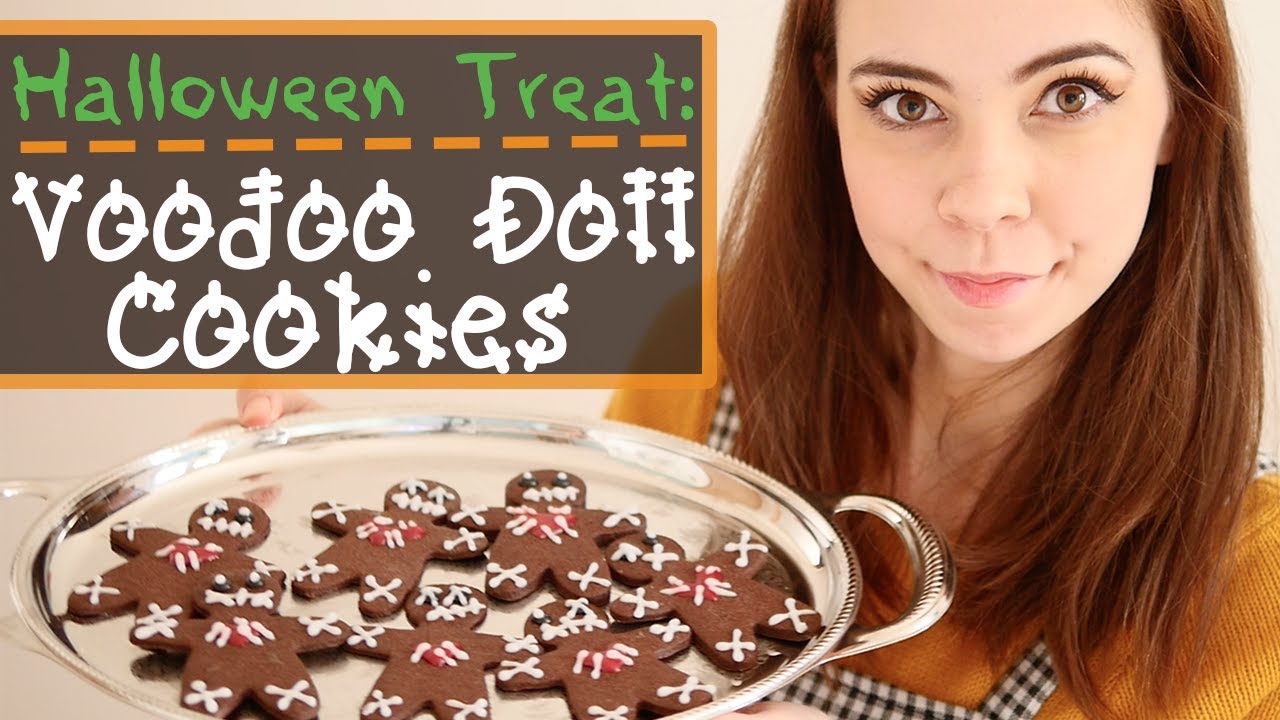 Voodoo Doll Chocolate Cookies  🍰 BAKING with BIFROST