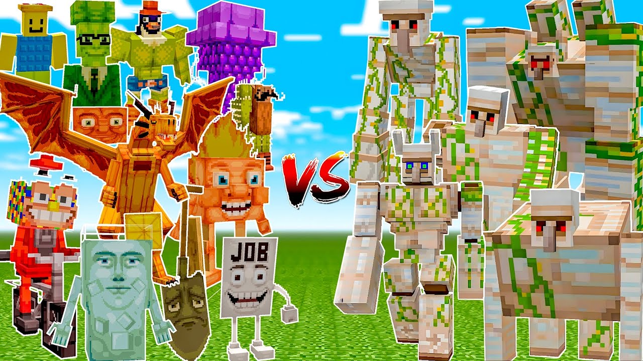 ALL ITALIAN BRAINROT NEW BOSSES vs ALL IRON GOLEMS! Part 7