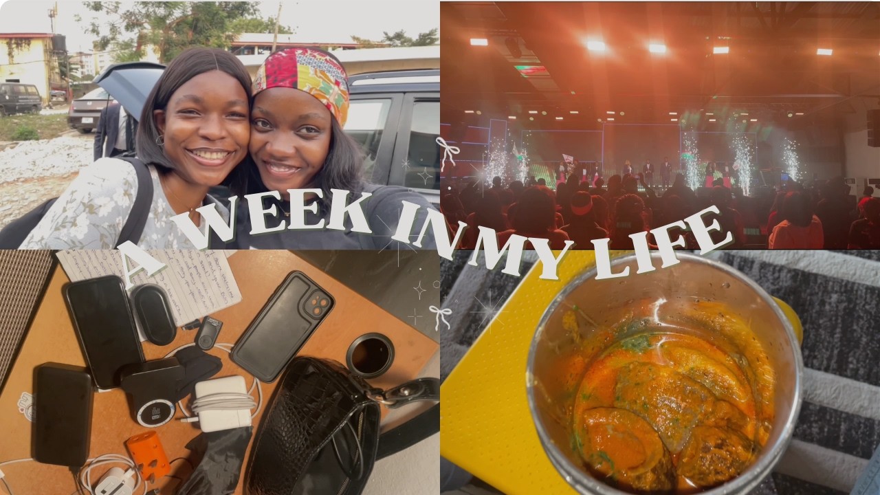 A week in my life | Winepress 2025 | Craving Amala | Praise night