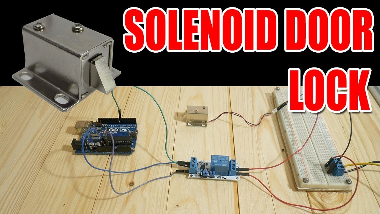 Relay Module + Solenoid Door lock How to control them with an Arduino