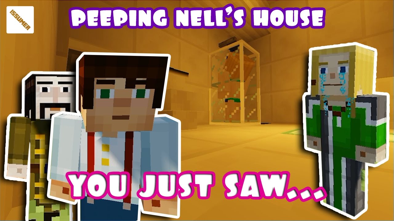 Unexpected Event: PEEPING Nell's House - Minecraft Story Mode Themed Animation