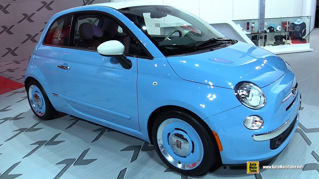 2015 Fiat 500 1957 Edition - Exterior and Interior Walkaround - 2015 Detroit Auto Show