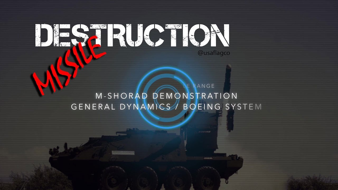 M-SHORAD Missile Demonstration - Amazing Destruction!