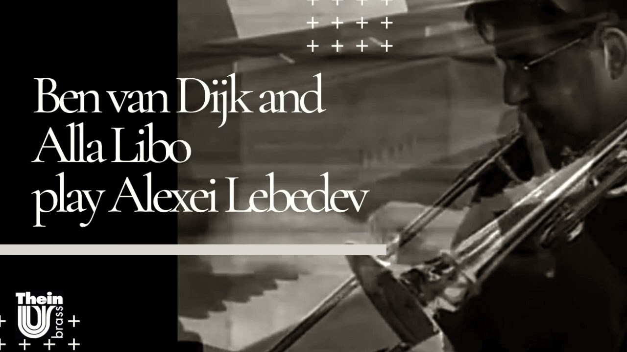 Ben van Dijk bass trombone plays Lebedev