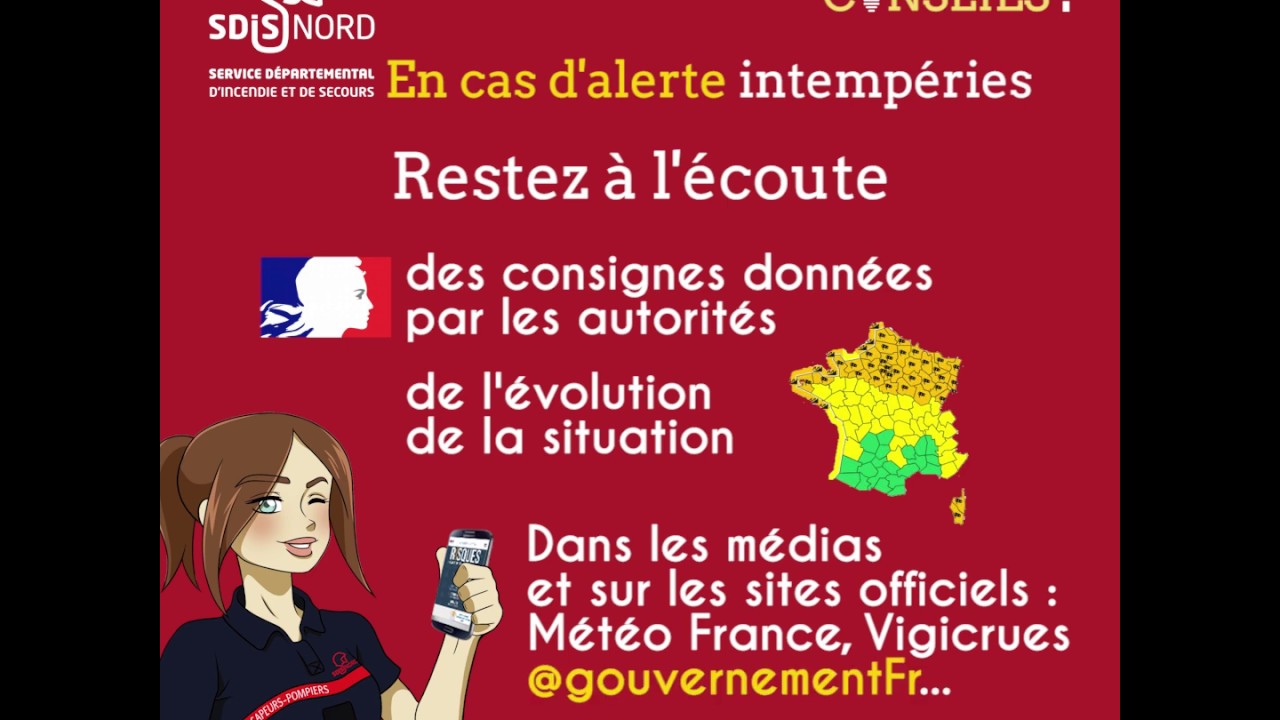 Que faire en cas d'intempéries ?