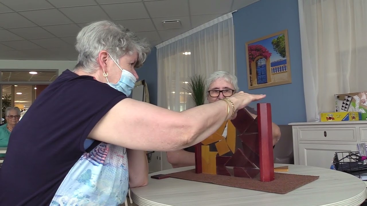 Animations de jeux à l'Ehpad des Coquelicots