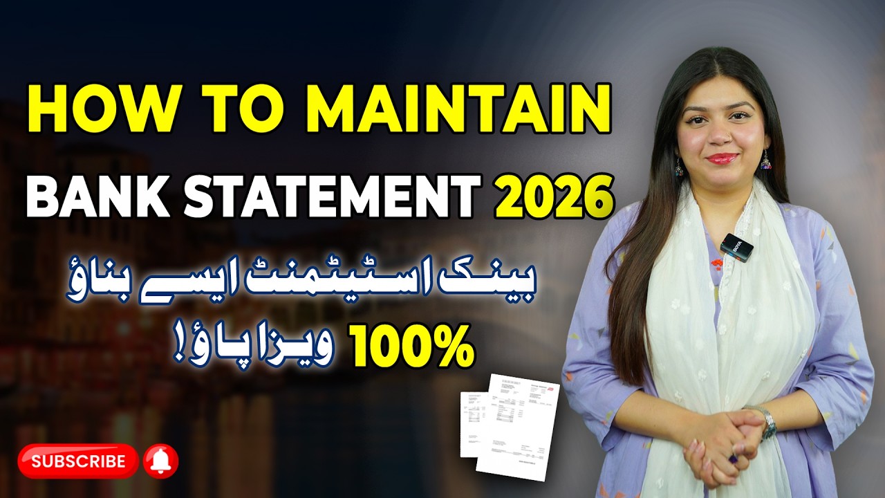 How to Maintain Bank Statement for Visa in Pakistan | complete guide 2026