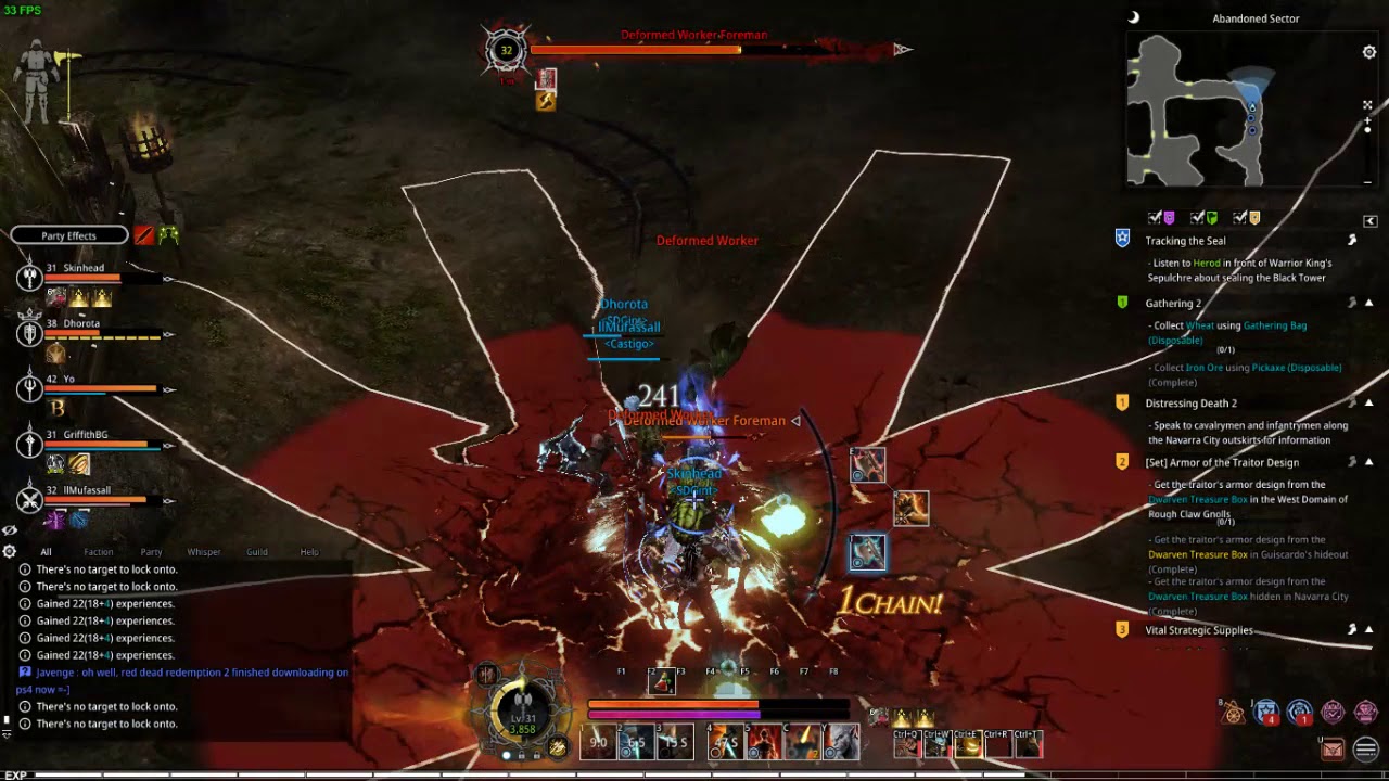 BLESS ONLINE Dungeon party 5 level 31+