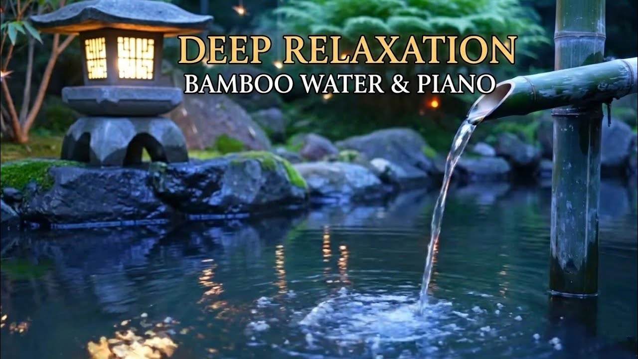 Zen Garden Serenity – Bamboo Water for Stress Relief