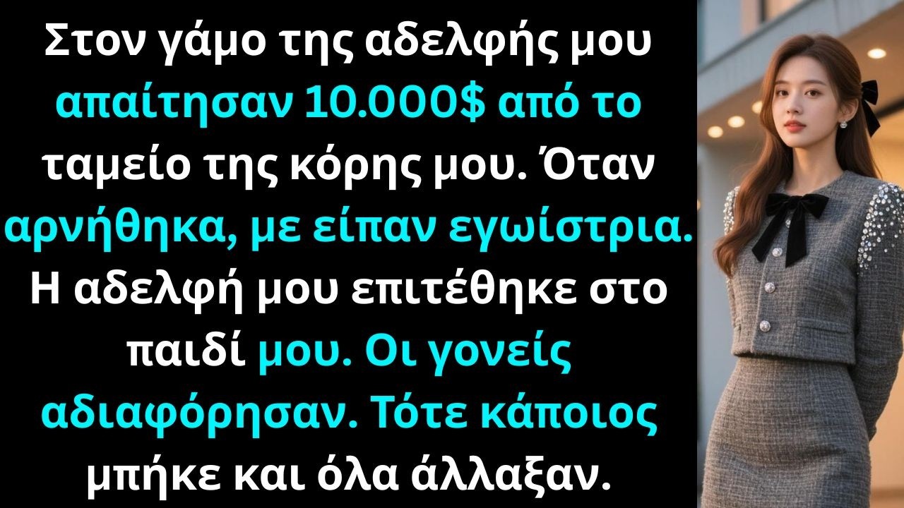 Στον γάμο της αδελφής μου, απαίτησαν να πληρώσω 10.000$ για το catering.