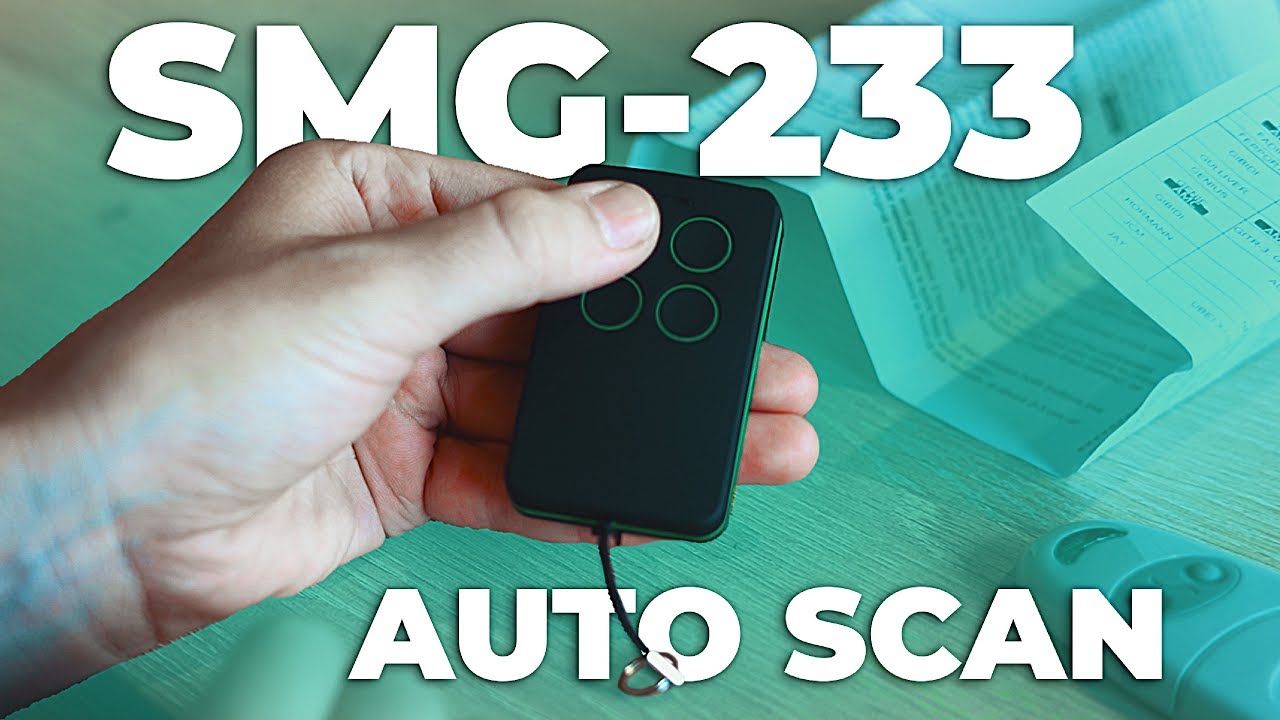 Пульт для Гаражных Ворот Auto Scan SMG-233