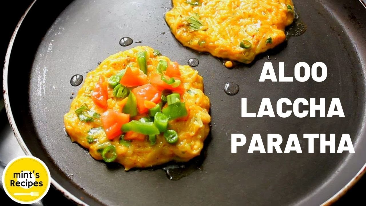आलू लच्छा पराठा | बहुत स्वादिष्ट नाश्ता | Potato Pancake Recipe In Hindi Video