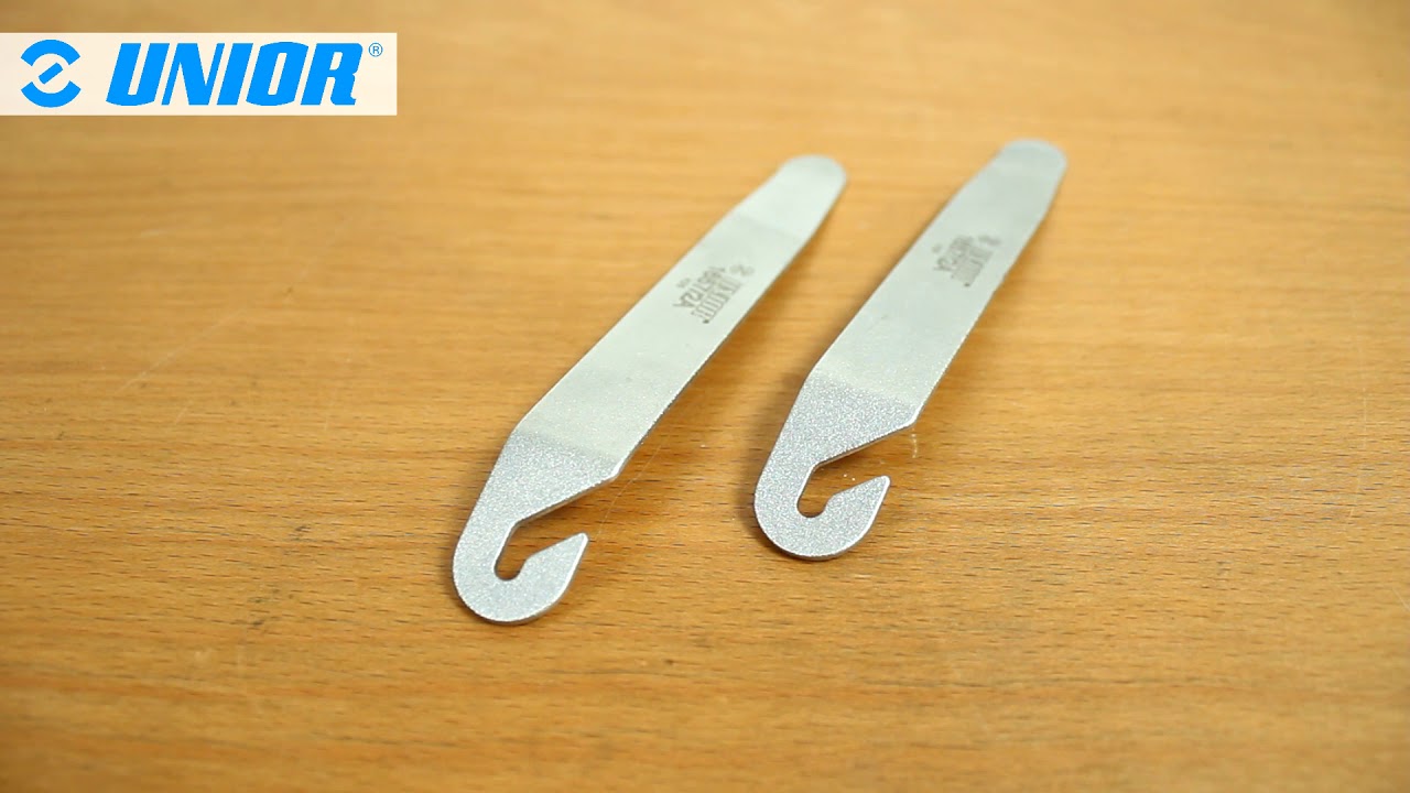 Set of two metal tire levers 1657/2A | Product Overview | Unior Bike Tools