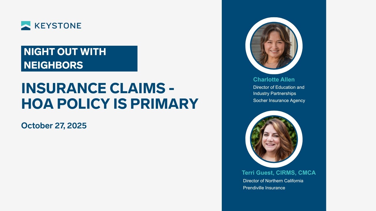 Night Out With Neighbors: Insurance Claims - HOA Policy is Primary
