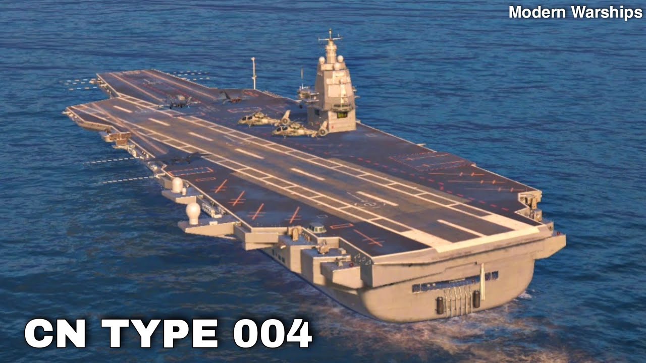 Modern Warships: CN TYPE 004 in online match gameplay.