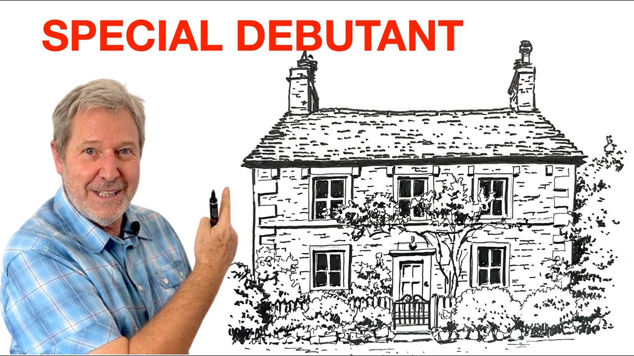 DESSIN d'une MAISON en 3 &eacute;tapes !