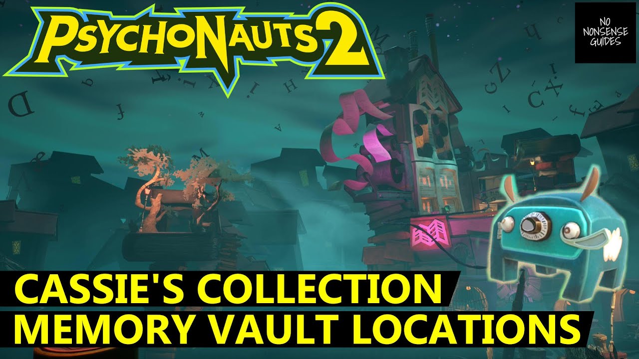 Psychonauts 2 Cassie's Collection Memory Vault Locations