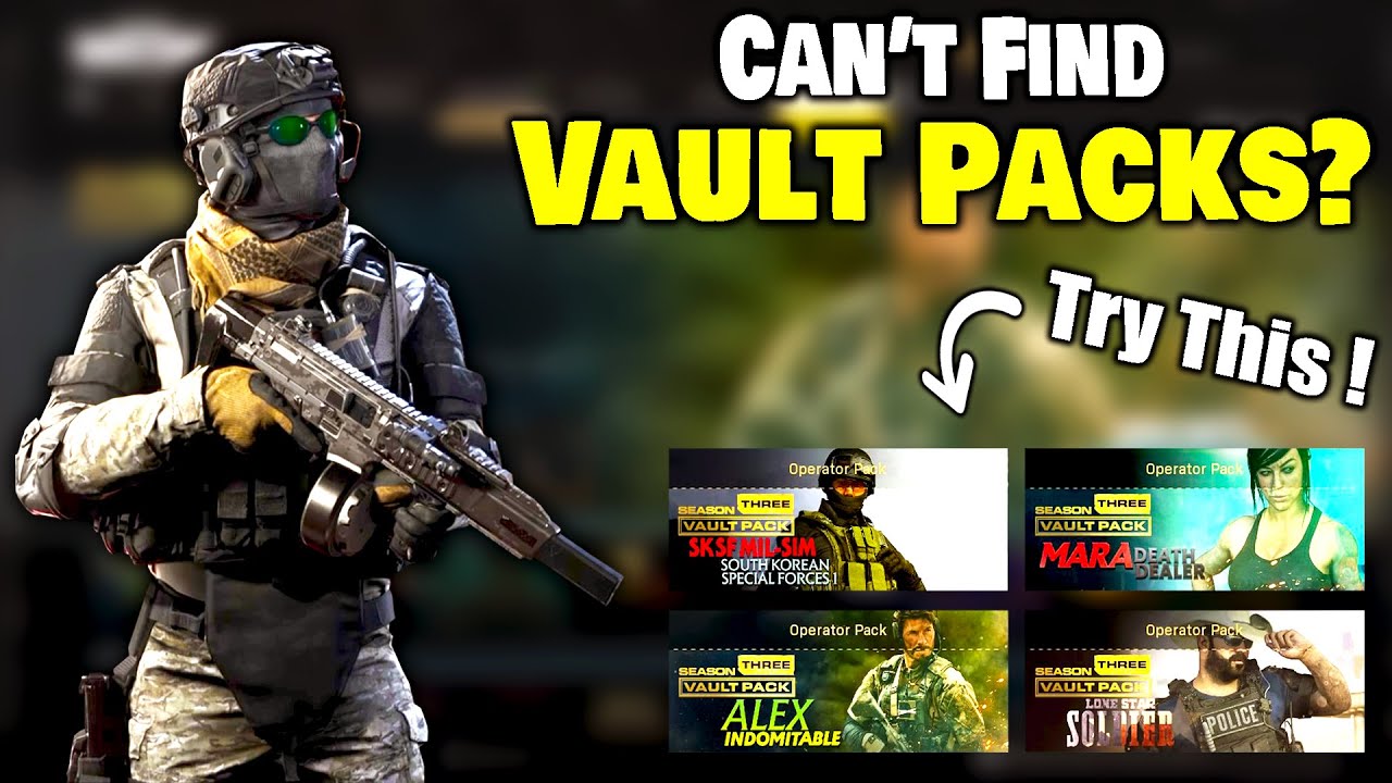 Find Vault Packs Easily ! How To Buy Season 3 Vault Pack Bundles