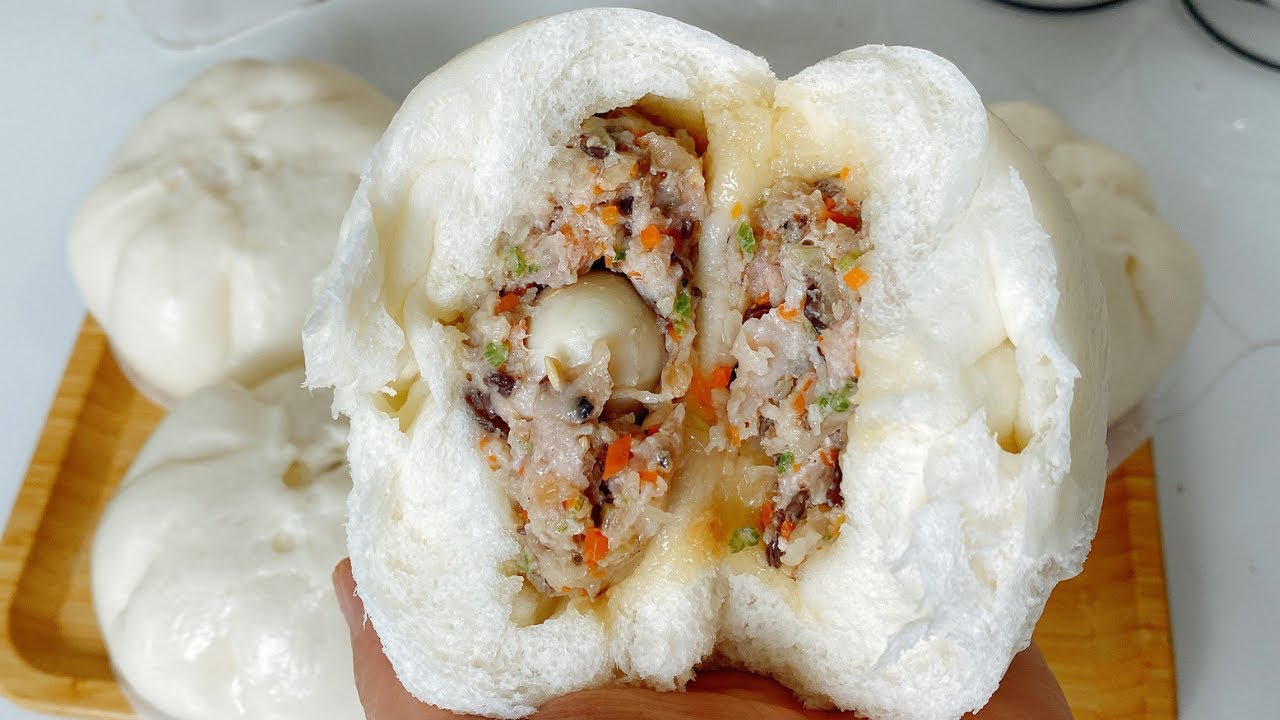 C&aacute;ch l&agrave;m b&aacute;nh bao nh&acirc;n thịt rau củ mềm thơm - bữa s&aacute;ng ấm bụng cho cả nh&agrave;