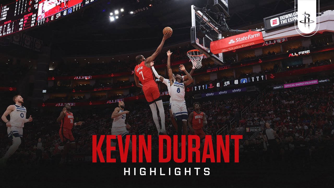 Kevin Durant (39 points) Highlights vs. Minnesota Timberwolves