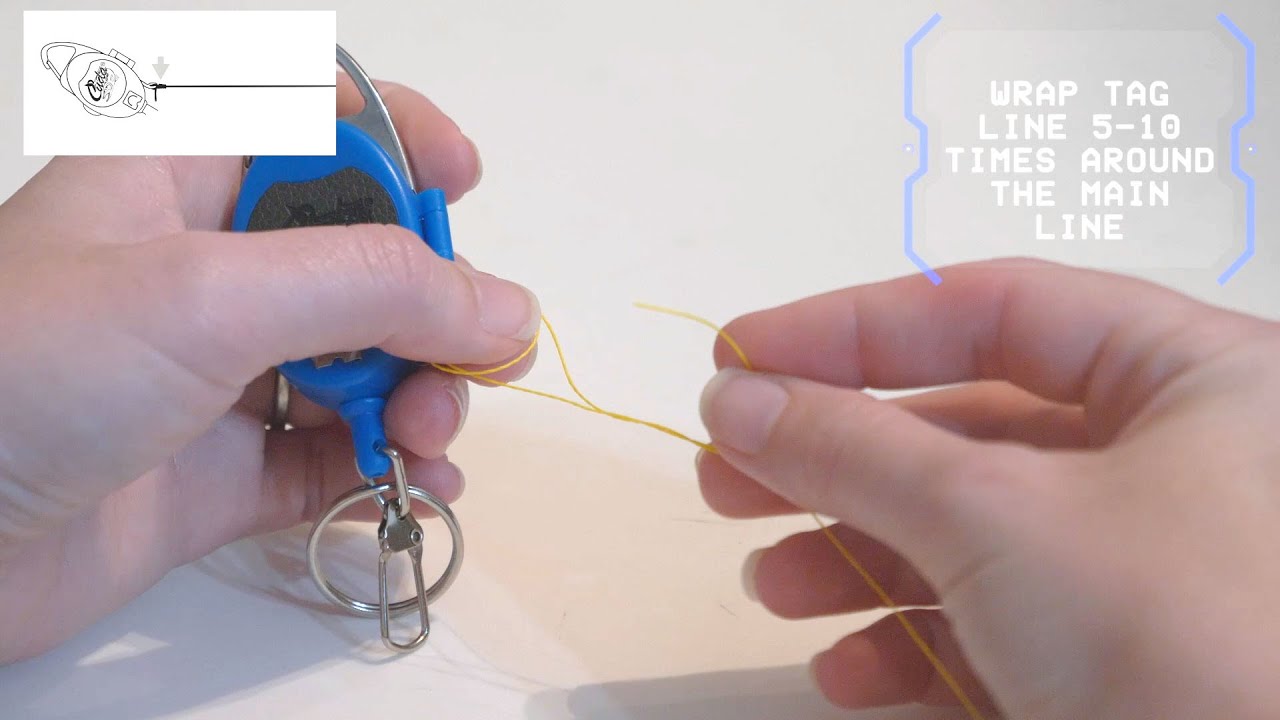 Cuda Knot Tying Tool (23079) - Tying Trilene Knot