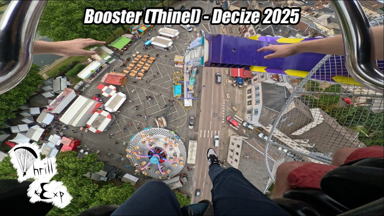 4K - Booster (Thinel) - Fête foraine de Pentecôte de Decize 2025 | Onride