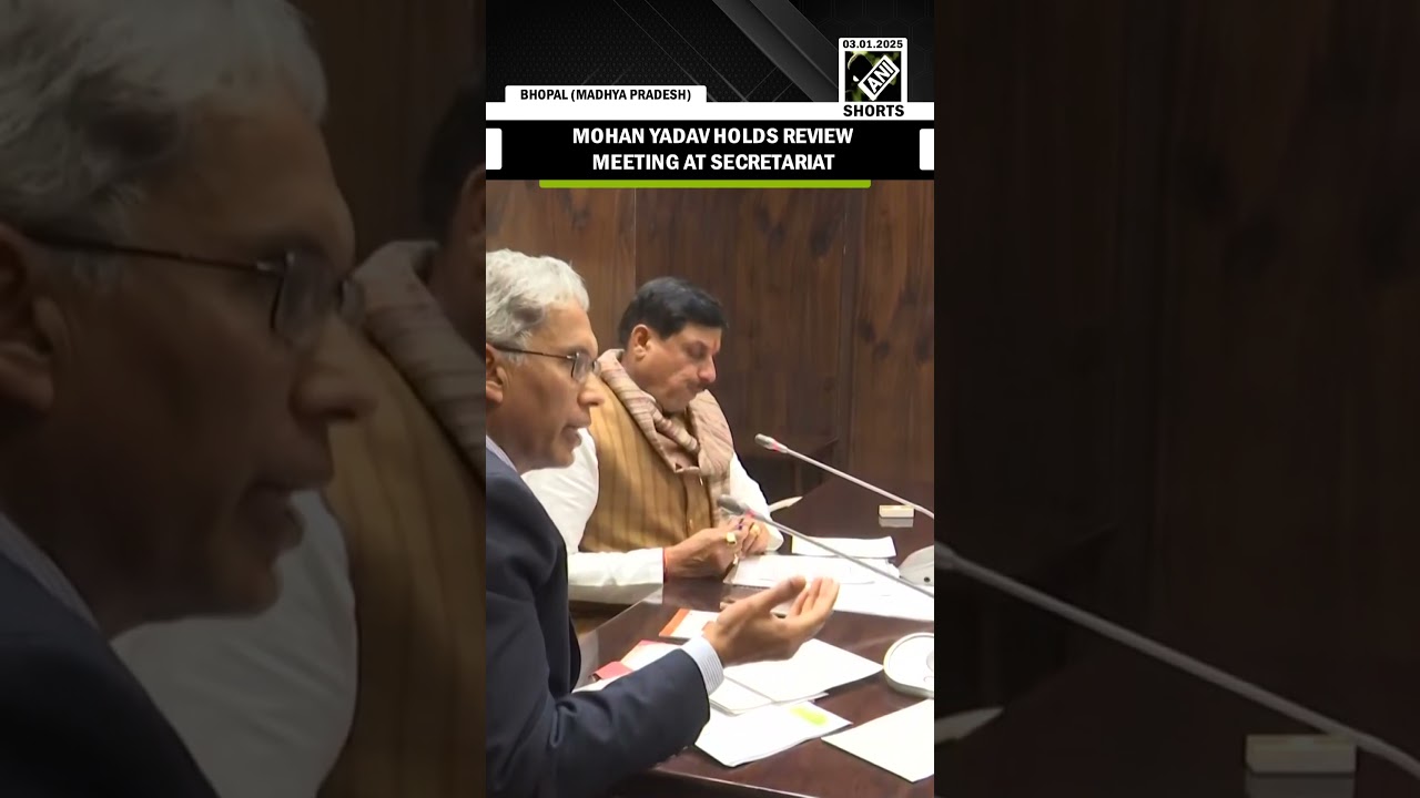 Madhya Pradesh CM Mohan Yadav holds review meeting at Secretariat