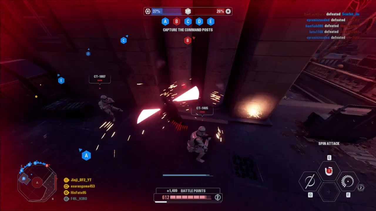 Maul spins through clones on Naboo | Supremacy | Star Wars Battlefront 2
