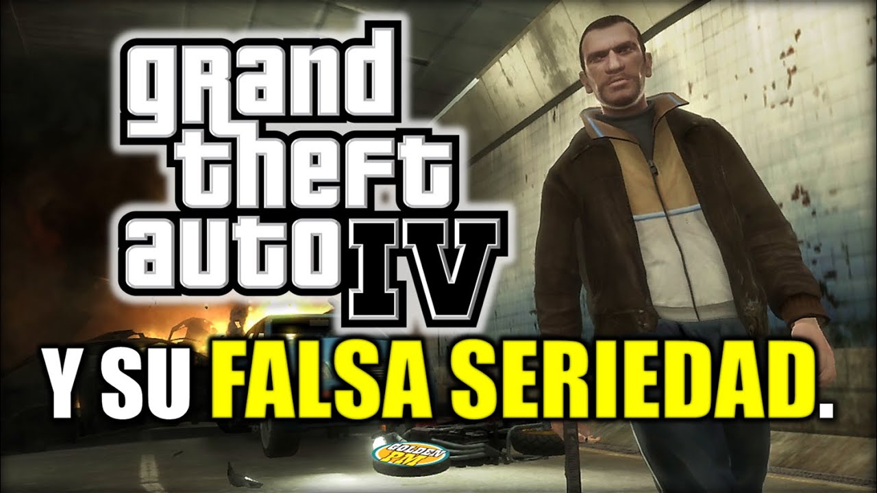 La FALSA SERIEDAD casi ARRUINA a esta OBRA MAESTRA | Reseña a: Grand Theft Auto 4.