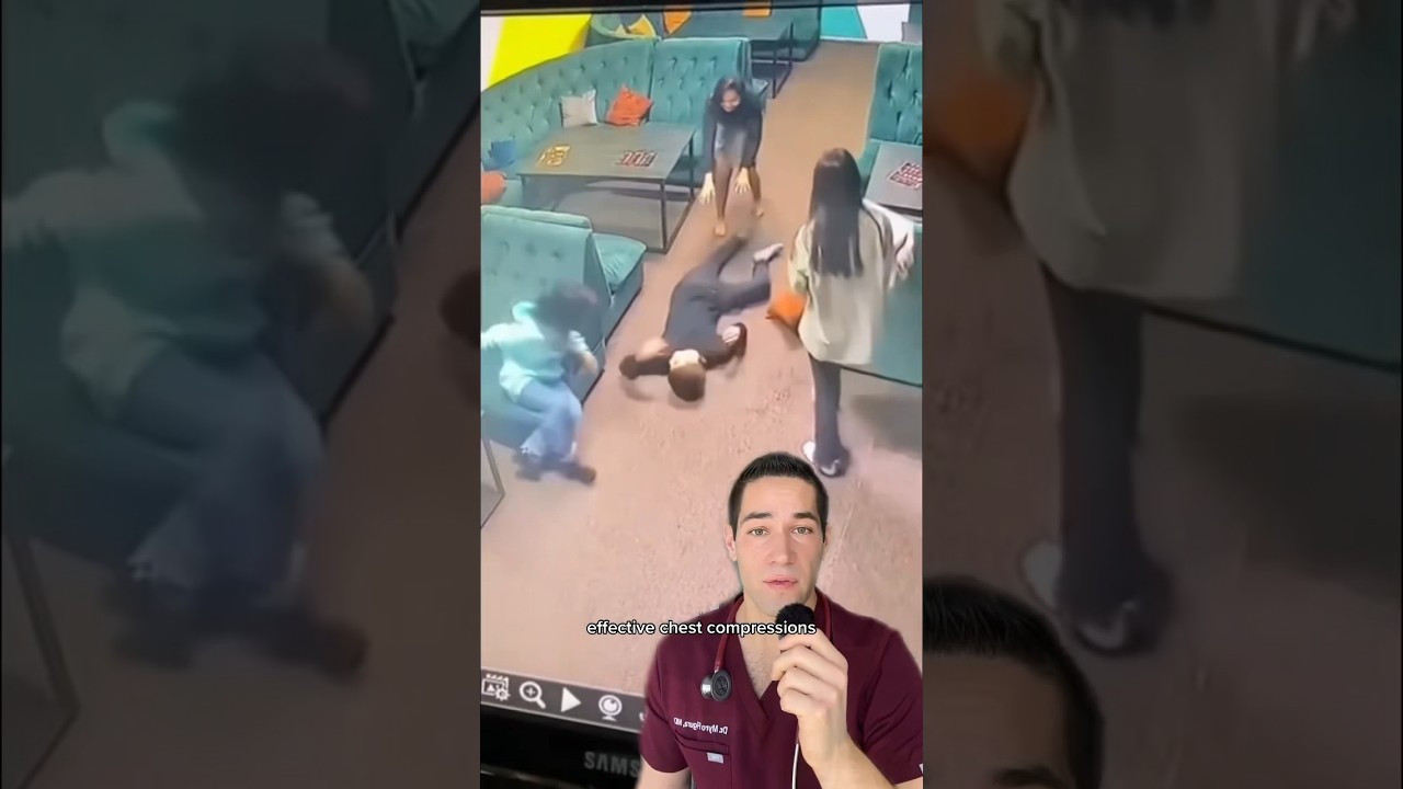 Doctor Reacts: heart attack on camera